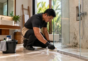 Can professional cleaning remove mould, limescale, and stubborn stains