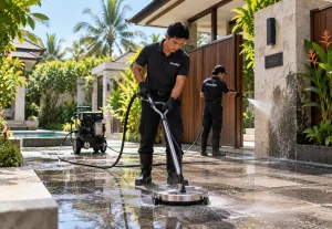 How to Clean Outdoor Areas in Bali: When Pressure Washing Is the Right Choice