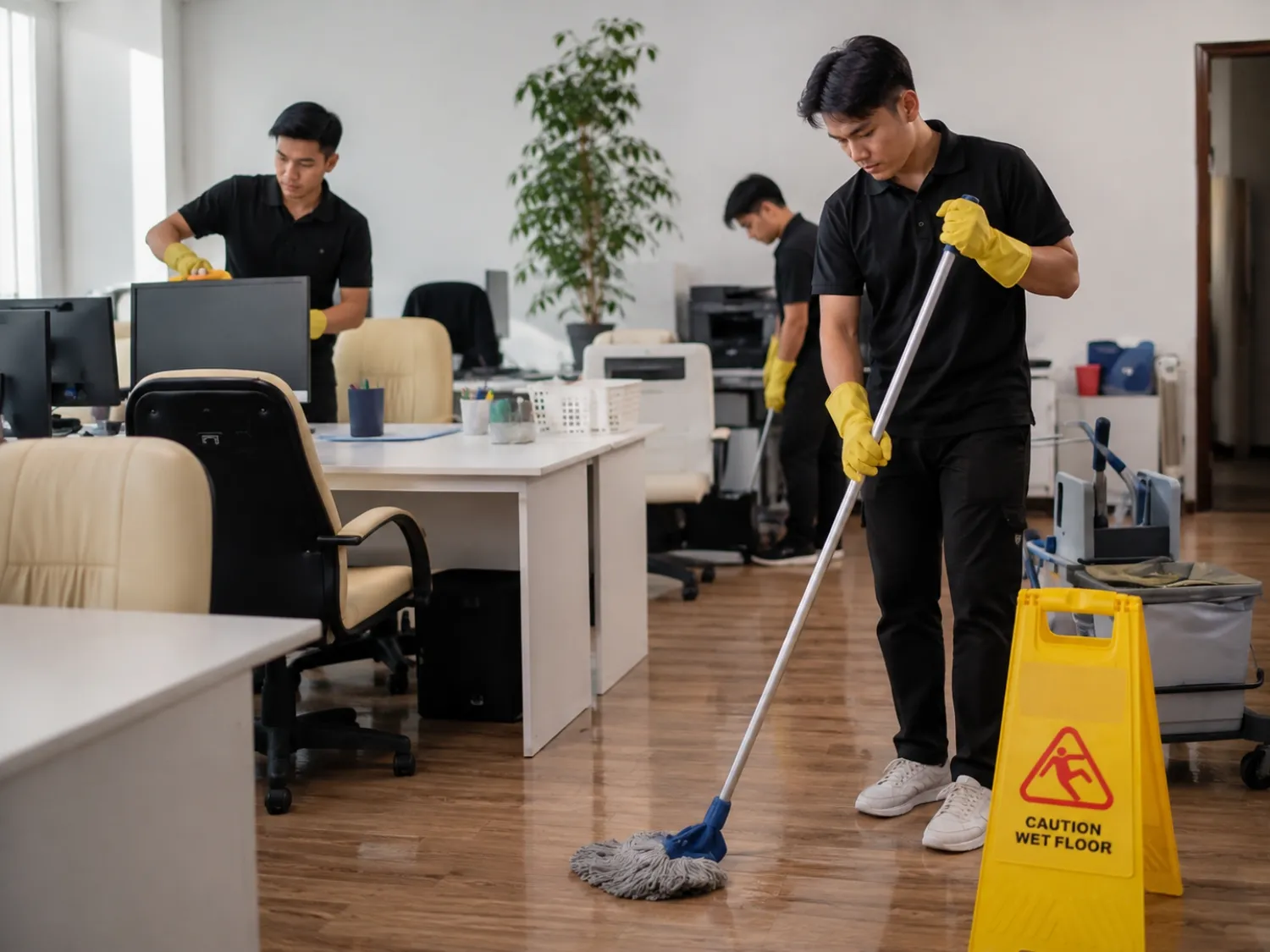 Professional office cleaning service in Bali