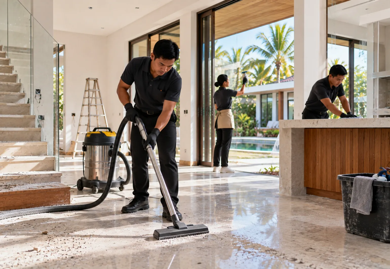 post construction cleaning Bali